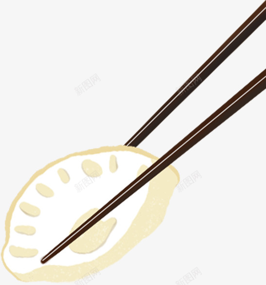 冬至吃饺子png免抠素材_新图网 https://ixintu.com PNG元素 冬至元素 吃饺子 筷子饺子