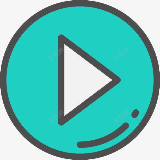 播放按钮图标png_新图网 https://ixintu.com 便签按钮 多媒体接口 多媒体选项 开始 播放按钮 电影 界面 箭 视频打码贴纸 视频播放器 音乐播放器