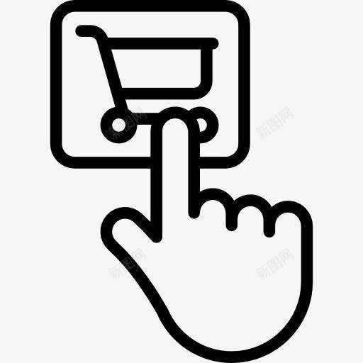 点击图标png_新图网 https://ixintu.com 手势 手的姿态 按钮 点击动态 点击购买