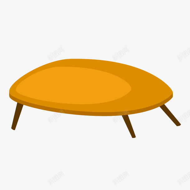 卡通扁平家具茶几矢量图ai免抠素材_新图网 https://ixintu.com 卡通 吊灯 家具 扁平 花盆架 茶几 落地灯 转椅 矢量图