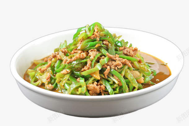 酱汁美味尖椒肉丝png免抠素材_新图网 https://ixintu.com 健康 可口 尖椒肉丝 流口水 美味 肉丝 酱汁 青椒 馋人 香喷喷