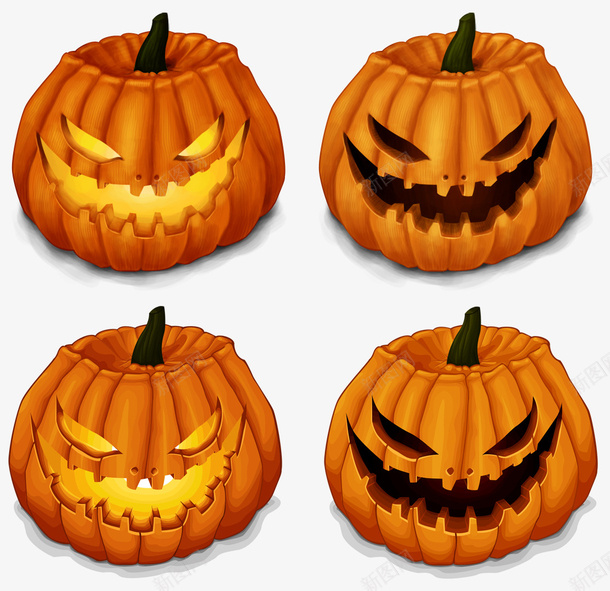 万圣节南瓜png免抠素材_新图网 https://ixintu.com HalloweenPumpkins 万圣节 南瓜 恐慌 恐慌png 节日素材