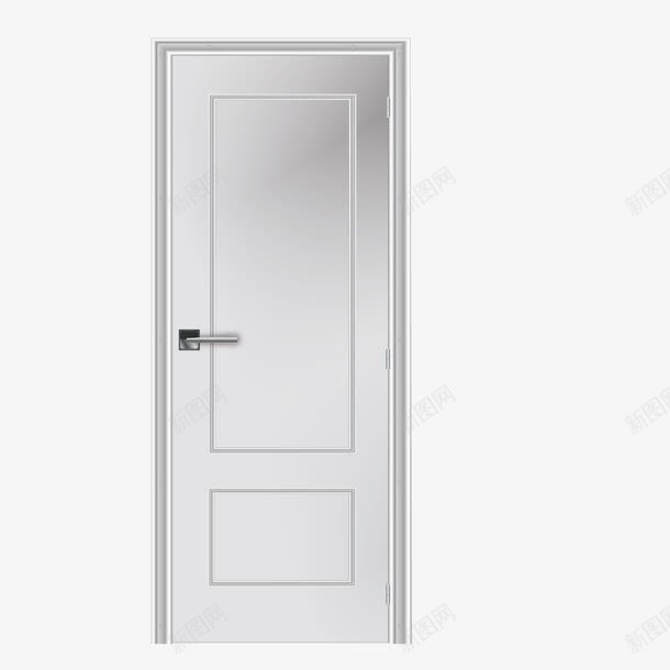 白色门png免抠素材_新图网 https://ixintu.com 内开门 室内 装饰 门