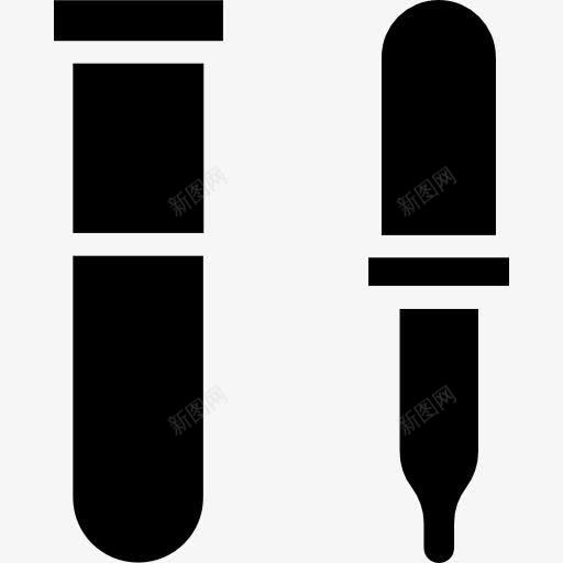 滴管图标png_新图网 https://ixintu.com 剂量 医疗 滴管 试管