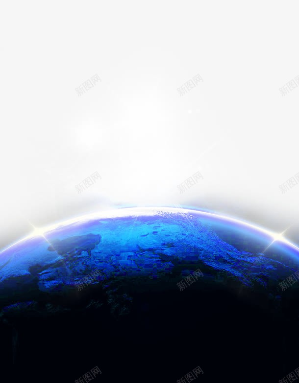 宇宙星河psd免抠素材_新图网 https://ixintu.com 大自然 宇宙星河 蓝色