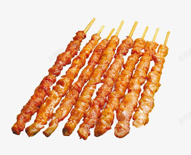 碳烤羊肉串png免抠素材_新图网 https://ixintu.com 烤串 烧烤 碳烤 肉食 食物