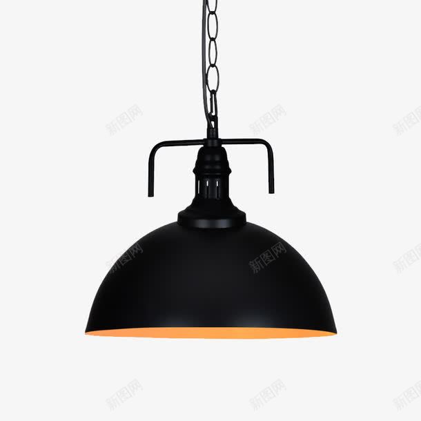 咖啡厅吊灯png免抠素材_新图网 https://ixintu.com png素材 个性灯具 产品实物 复古 工业风 黑色