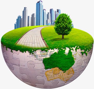 地球上的城市png免抠素材_新图网 https://ixintu.com 地图 地球 地球上的城市 城市 大夏 大树 天空庄园 悬浮地球 拼图地球 楼房 空中半球 空中城市 草地 高楼