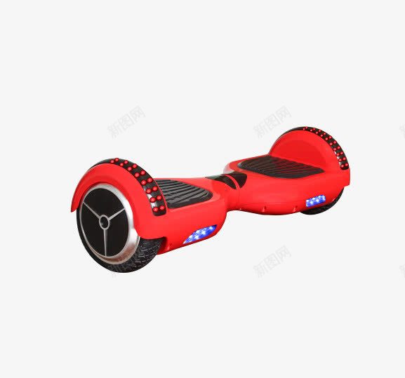 红色漂移车思维体感独轮车png免抠素材_新图网 https://ixintu.com 产品实物 代步车 儿童滑板车 电动滑板车