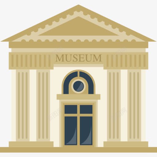 博物馆图标png_新图网 https://ixintu.com 博物馆 古董 寺庙 建筑