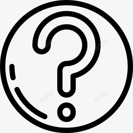 常见问题图标png_新图网 https://ixintu.com FAQ 帮助 形状和符号 按钮 标志 问号 问题