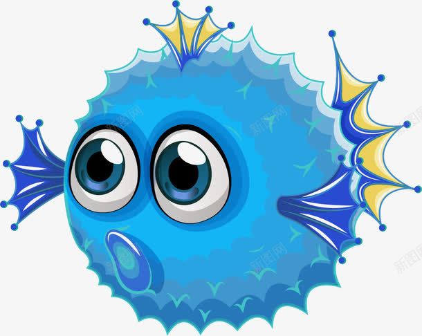 Q版蓝色河豚png免抠素材_新图网 https://ixintu.com q版怪兽大学 卡通河豚鱼 卡通蓝色河豚 手绘蓝色河豚 气泡鱼 气鼓鱼