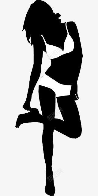 性感美女剪影png免抠素材_新图网 https://ixintu.com 女郎 性感 手绘 比基尼 泳装