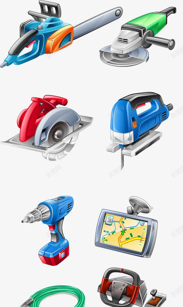 五金电动工具png免抠素材_新图网 https://ixintu.com 五金 五金工具 切削电动工具 切割机 工具 手动切割机 手动工具 打孔机 探针 木工修边机 电动工具 电动螺丝刀 电子工具 电线 电缆 电钻 电锯 磨抛光电动工具 管件 装配电动工具