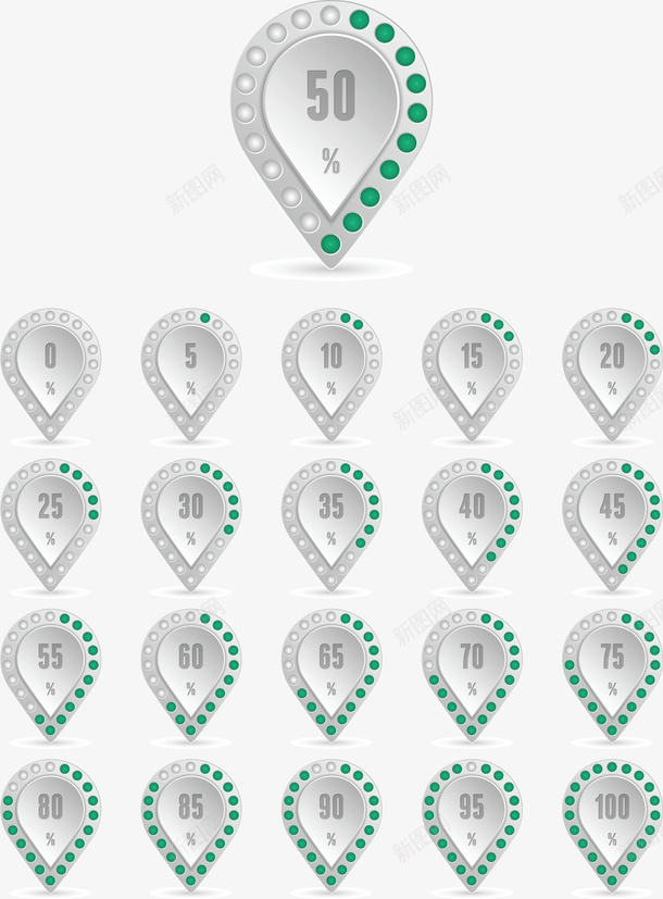 loading等待进度标志矢量图图标eps_新图网 https://ixintu.com loading 灰色进度 百分比 矢量图表 等待 进度图标 矢量图