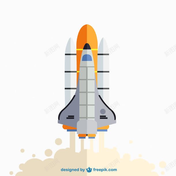 精美升空航天飞机矢量图ai免抠素材_新图网 https://ixintu.com 云层 宇宙 宇宙火箭 火箭 航天飞机 矢量图