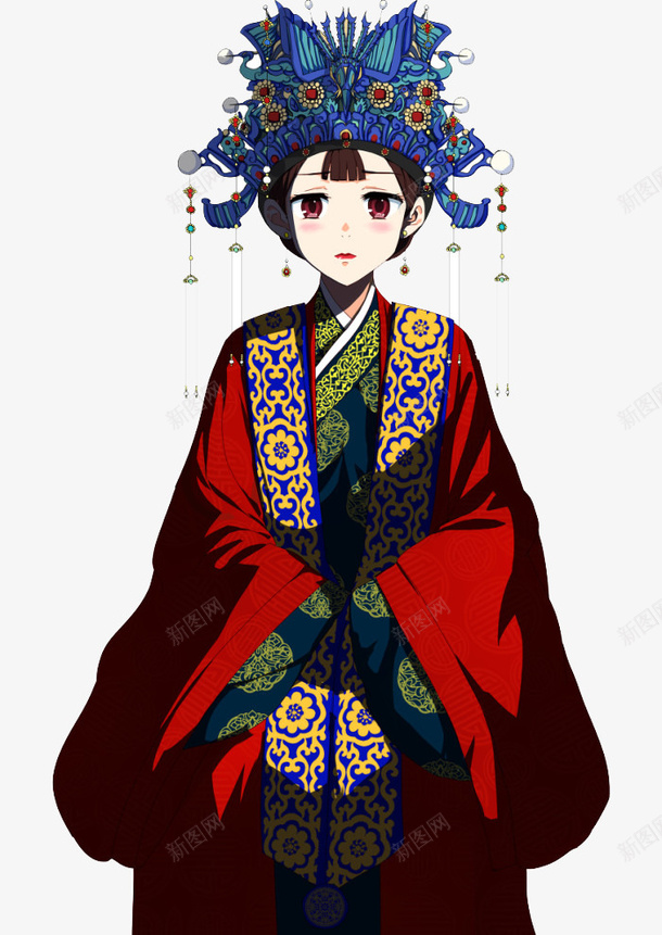 古代女子png免抠素材_新图网 https://ixintu.com 中国新娘 出嫁 卡通 古装 喜庆 娘子 成亲 成家 新娘 新婚 新媳妇 结为连理 结发妻子 结婚 老婆大人