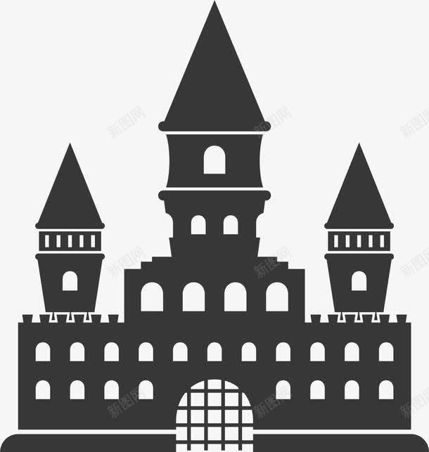 com 免抠 免费png 卡通手绘 城堡 建筑 旅游 矢量图 童话 蛋糕城堡
