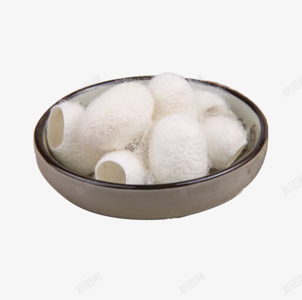 实物蚕丝球一碗png免抠素材_新图网 https://ixintu.com 天然蚕丝 桑蚕丝 桑蚕文化 白色蚕丝球 美容护肤 胶原蛋白 蚕丝 蚕丝球 蚕丝蛋白 蚕茧 蚕蛾