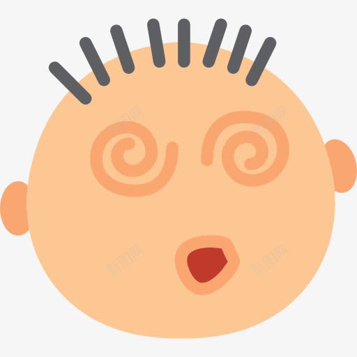 淡淡的图标png_新图网 https://ixintu.com 头晕 头脑混乱 恶心 情绪 感情 接口 无力 无力感 表情