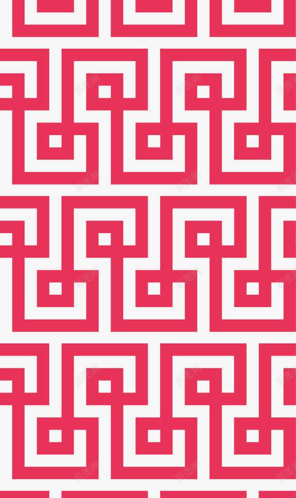 窗户图形布匹图案png免抠素材_新图网 https://ixintu.com 古典纹理 回字纹 布匹图案 窗户图形