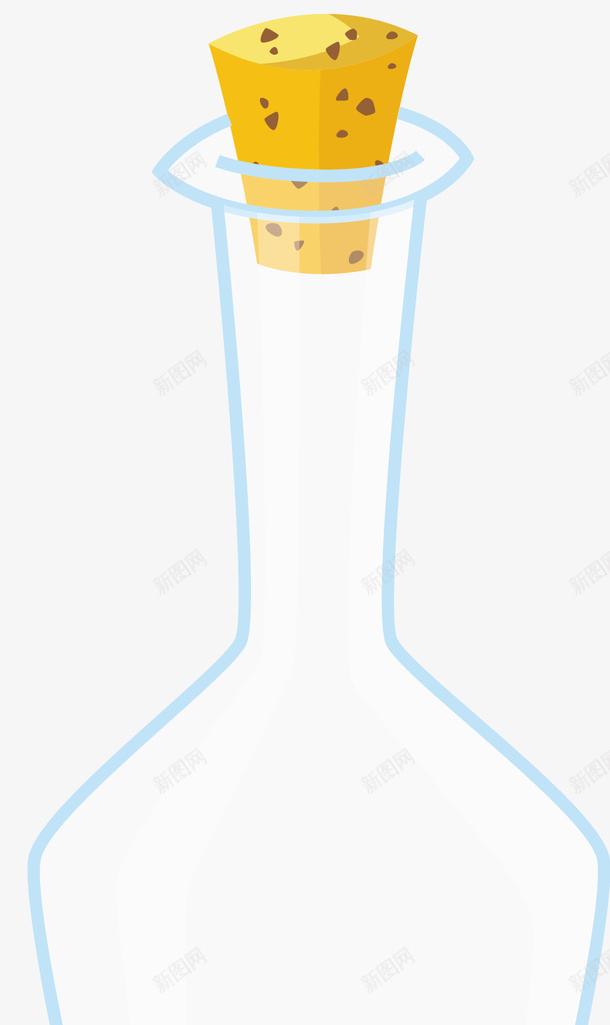 玻璃透明风格瓶子矢量图eps免抠素材_新图网 https://ixintu.com 卡通瓶子 封闭瓶子 玻璃 瓶塞瓶子 瓶子 矢量瓶子 透明风格 矢量图