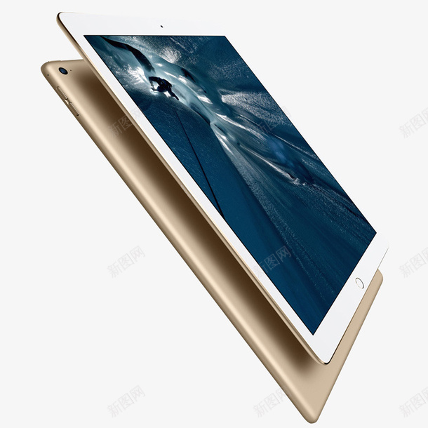 金色平板电脑97英寸psd免抠素材_新图网 https://ixintu.com 2018款 97英寸 Apple air2 iPad ipad 平板电脑 苹果 苹果air 金色