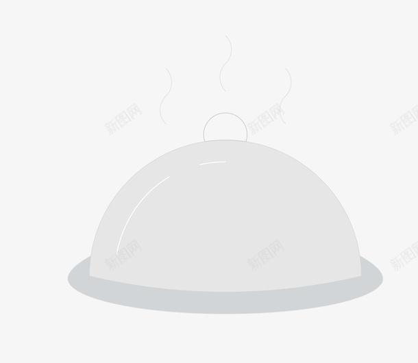 白色卡通厨房用品png免抠素材_新图网 https://ixintu.com 卡通锅盖 厨房用品 手绘锅盖 效果图 白色锅盖 锅盖装饰