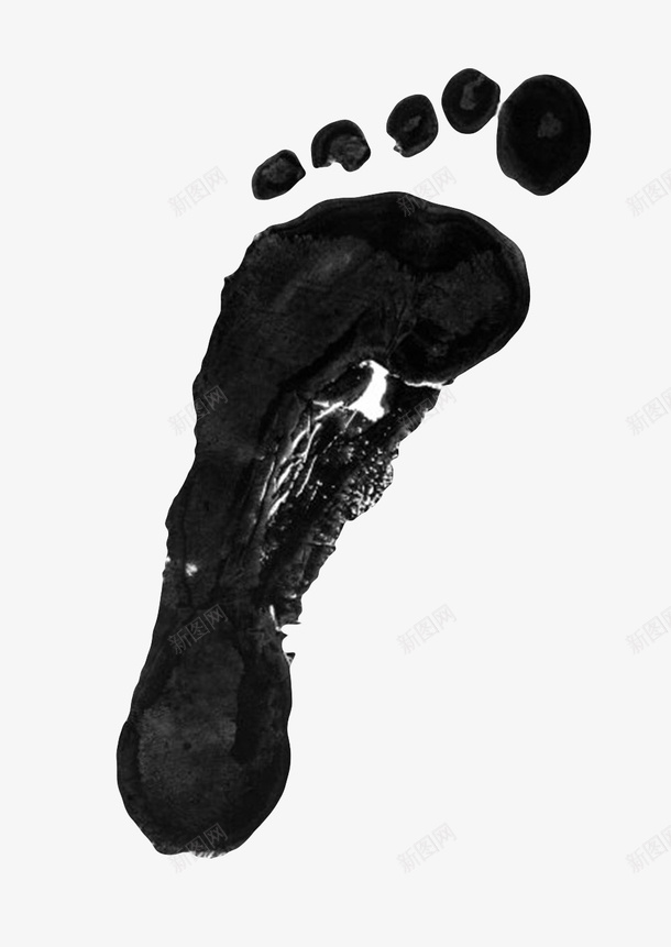 黑色墨水笔刷脚印png免抠素材_新图网 https://ixintu.com 人物脚印 卡通脚步 墨水 泼墨 留下 痕迹 笔刷 笔墨 脚步 脚步声 脚踏 走路 足迹 路线 路过