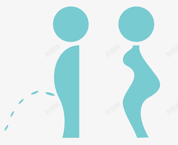 创意男女icon矢量图图标ai_新图网 https://ixintu.com icon设计 卫生间 厕所 洗手间 男女 男女icon 男女洗手间 矢量图