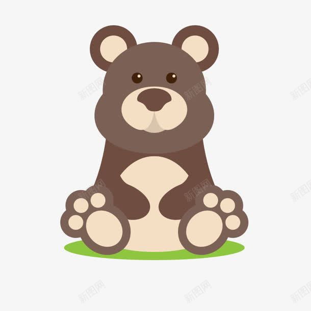 卡通小灰熊png免抠素材_新图网 https://ixintu.com 傻傻呆呆的熊 动物 卡通 卡通画熊免扣 可爱的熊 呆呆的表情 小熊 小狗熊 手绘棕色熊头像 抓气球的熊 棕色熊 熊熊图案 装饰图案 装饰熊PNG