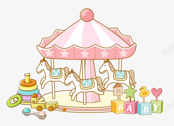 61儿童节卡通旋转木马psd免抠素材_新图网 https://ixintu.com 61 人物背景 儿童 儿童节 六一 卡通 可爱 旋转木马