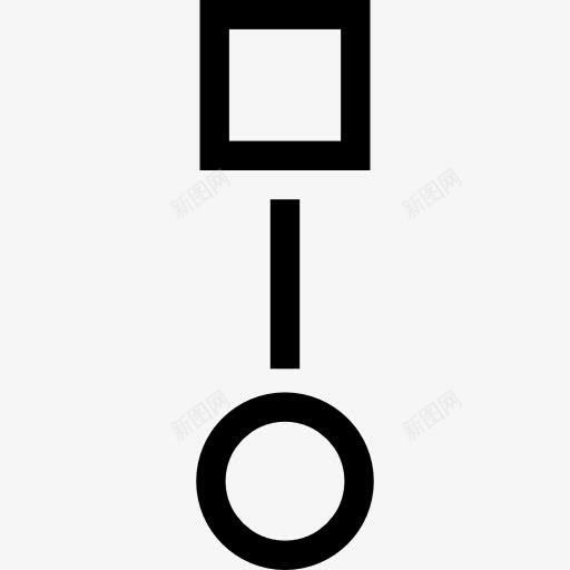方与圆结合垂直线简单的图形图标png_新图网 https://ixintu.com 几何图形 图形 圆 块方案 形状 方 纵向联盟 线