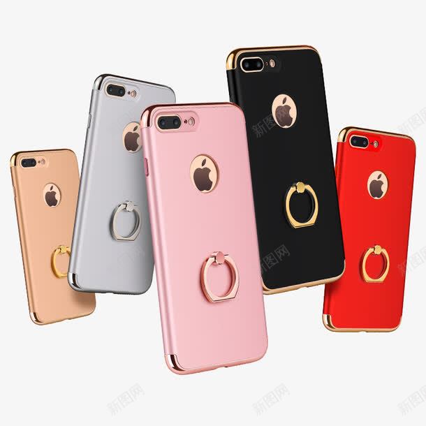 7plus指环扣png免抠素材_新图网 https://ixintu.com 7plus指环扣 产品实物 奢华超薄男女硬壳 指环扣 支架 苹果7手机壳 防摔iPhone7保护套