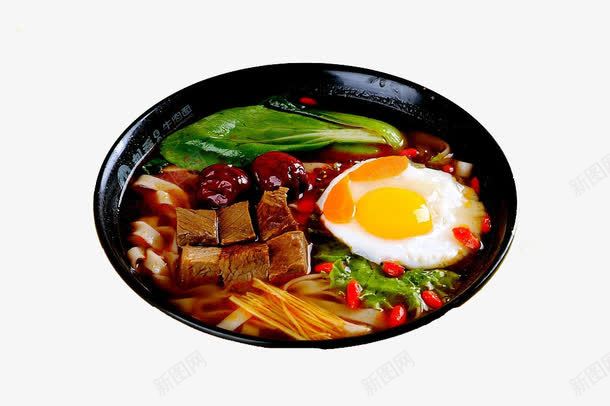 红烧牛肉面png免抠素材_新图网 https://ixintu.com 传统美食 兰州拉面 面条拉面 面食中餐 餐饮美食 香辣牛肉面