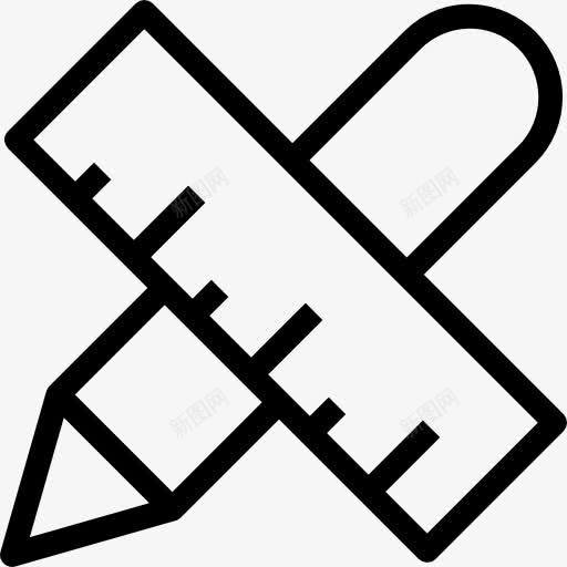 书写工具图标png_新图网 https://ixintu.com 书写工具 学校材料 尺子 工具和用具 钢笔 铅笔