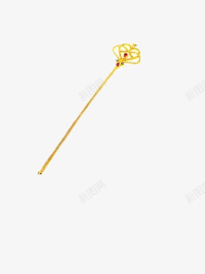 金色权杖png免抠素材_新图网 https://ixintu.com 势力 宝石权杖 权利 法力 法术 金属 魔力 魔术杖