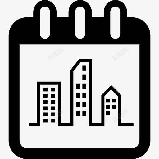 城市日提醒日历页图标png_新图网 https://ixintu.com 城市 天 建筑物 提醒 日历 日历图标 日期 界面 页