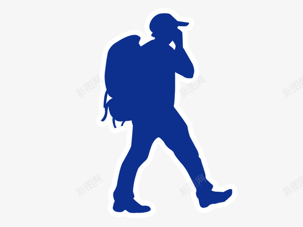 旅行者png免抠素材_新图网 https://ixintu.com 旅行者 男人 背包