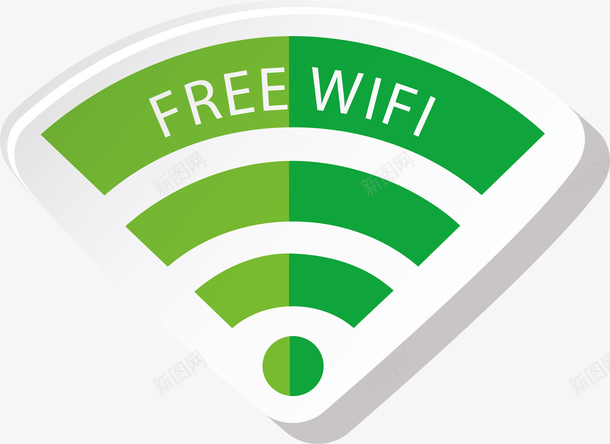 绿色互联网信号矢量图eps免抠素材_新图网 https://ixintu.com wifi wifi信号 互联网 矢量png 绿色wifi 网络信号 矢量图