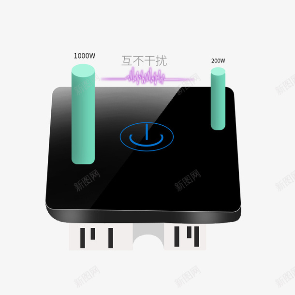物联网智能触屏照明开关psd免抠素材_新图网 https://ixintu.com 智能开关 智能照明触屏 物联网开关 触屏开关