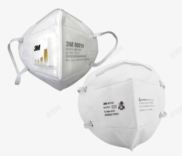 口罩psd免抠素材_新图网 https://ixintu.com 创意口罩 劳保用品 口罩 民用口罩 白色口罩 防雾霾口罩