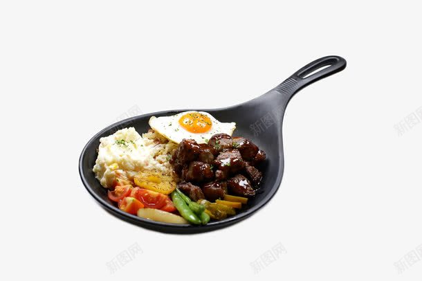 石锅拌饭png免抠素材_新图网 https://ixintu.com 可口 好吃 宵夜 美味 美食