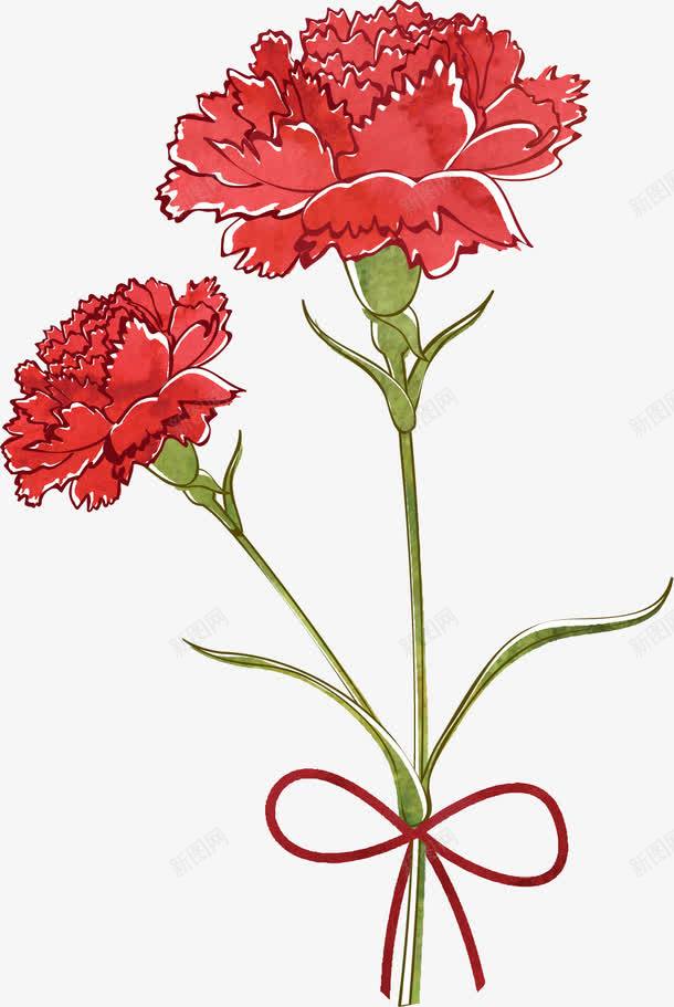 红色丝网花png免抠素材_新图网 https://ixintu.com 丝网花 假花 红色 花朵 花瓣 装饰作用 装饰品