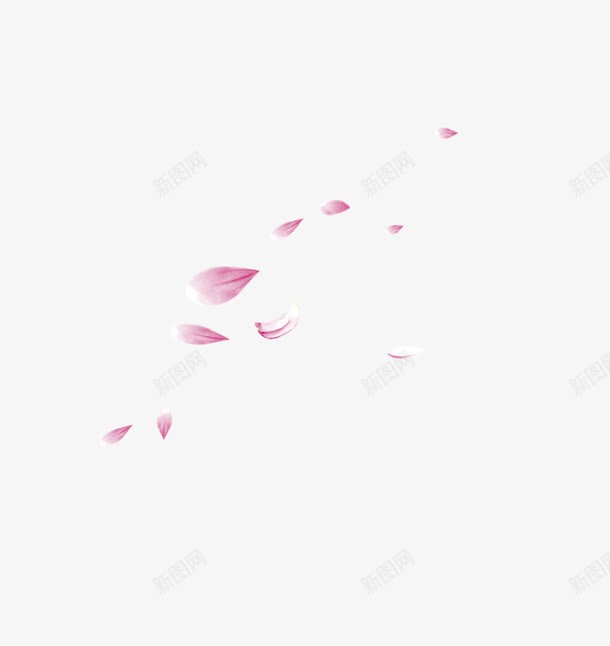 中国风清新粉色荷花花瓣png免抠素材_新图网 https://ixintu.com 古风书签 清丽 花瓣 荷花 装饰