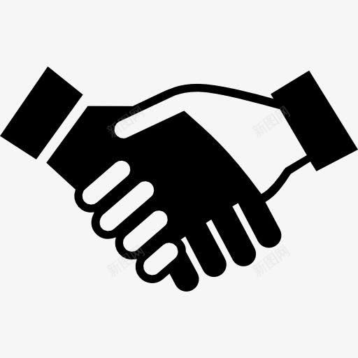 手敬礼两商人图标png_新图网 https://ixintu.com 业务 交易 手 敬礼 立正敬礼 问候