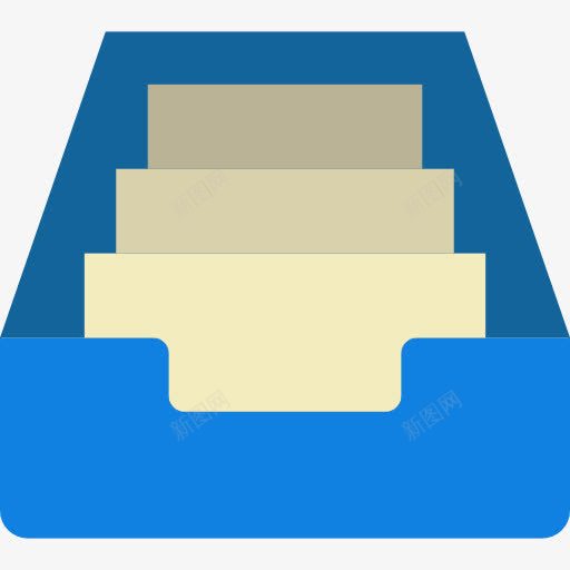 档案图标png_新图网 https://ixintu.com 办公用品 存储 归档 收件箱 文件 文件柜 界面