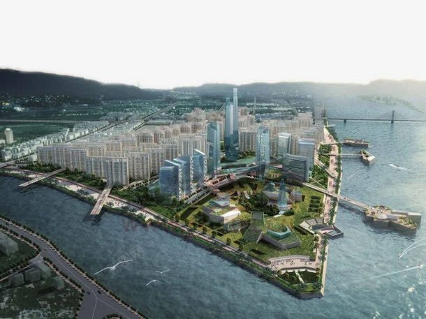 城市沿海区域png免抠素材_新图网 https://ixintu.com 城市俯视图 大城市俯视图 沿海城市俯视图 海景俯视图 海景房俯视图 都市俯视图