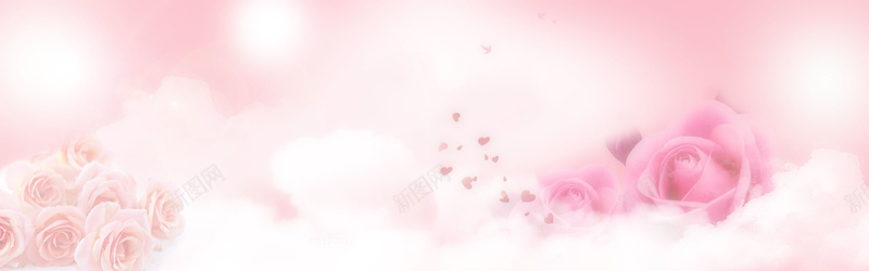 浪漫粉色背景jpg设计背景_新图网 https://ixintu.com 内衣 梦幻 浪漫 海报banner 淘宝 玫瑰 粉色