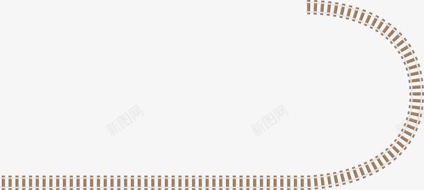 弯曲的轨道路线图png免抠素材_新图网 https://ixintu.com 动车轨道 弯曲轨道 手绘 枕木 火车轨道 火车轨道图 矢量轨道 轨道 轨道矢量图